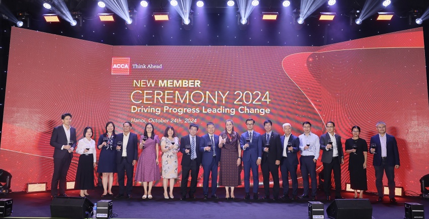 ACCA New Member Ceremony 2024 in Hanoi. Photo: ACCA