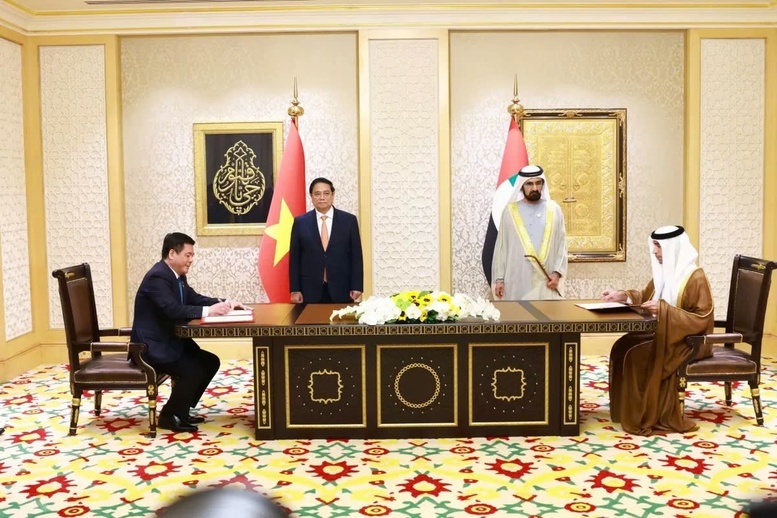 vietnam and uae sign comprehensive economic partnership agreement