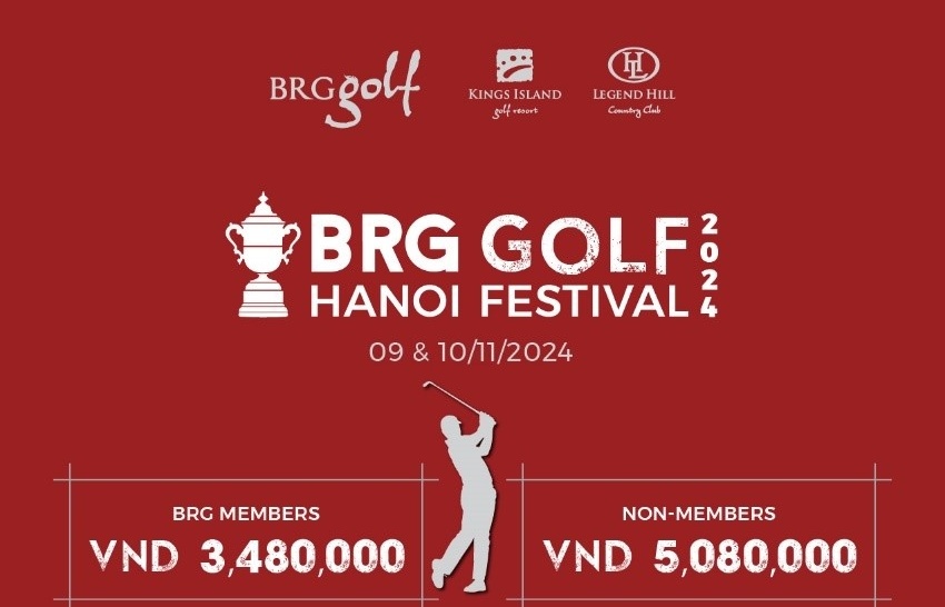 BRG Golf Hanoi Festival to tee off at Kings Island Golf Resort and Legend Hill Country Club