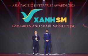 Xanh SM strikes double wins at Asia Pacific Enterprise Awards