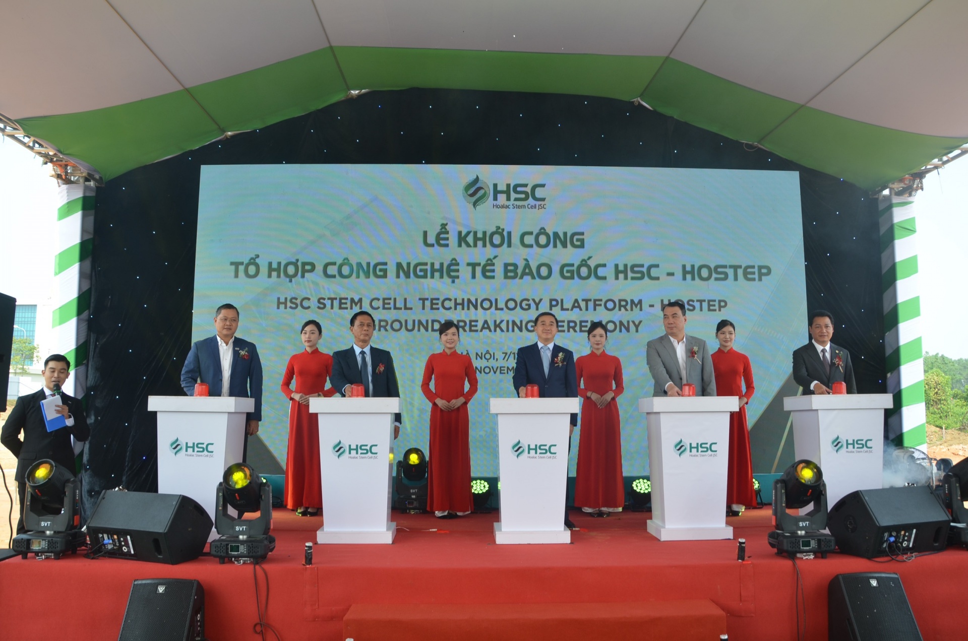 HSC Stem Cell Technology Platform breaks ground at Hoa Lac Hi-Tech Park