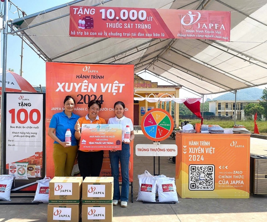 Japfa Vietnam aids livestock farmers in disease prevention