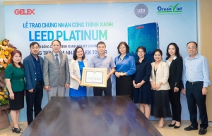 GELEX Tower achieves LEED Platinum certification