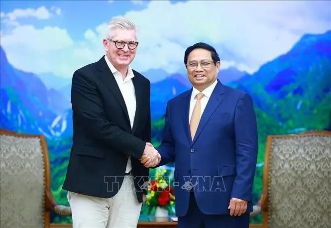 PM Pham Minh Chinh meets Ericsson CEO