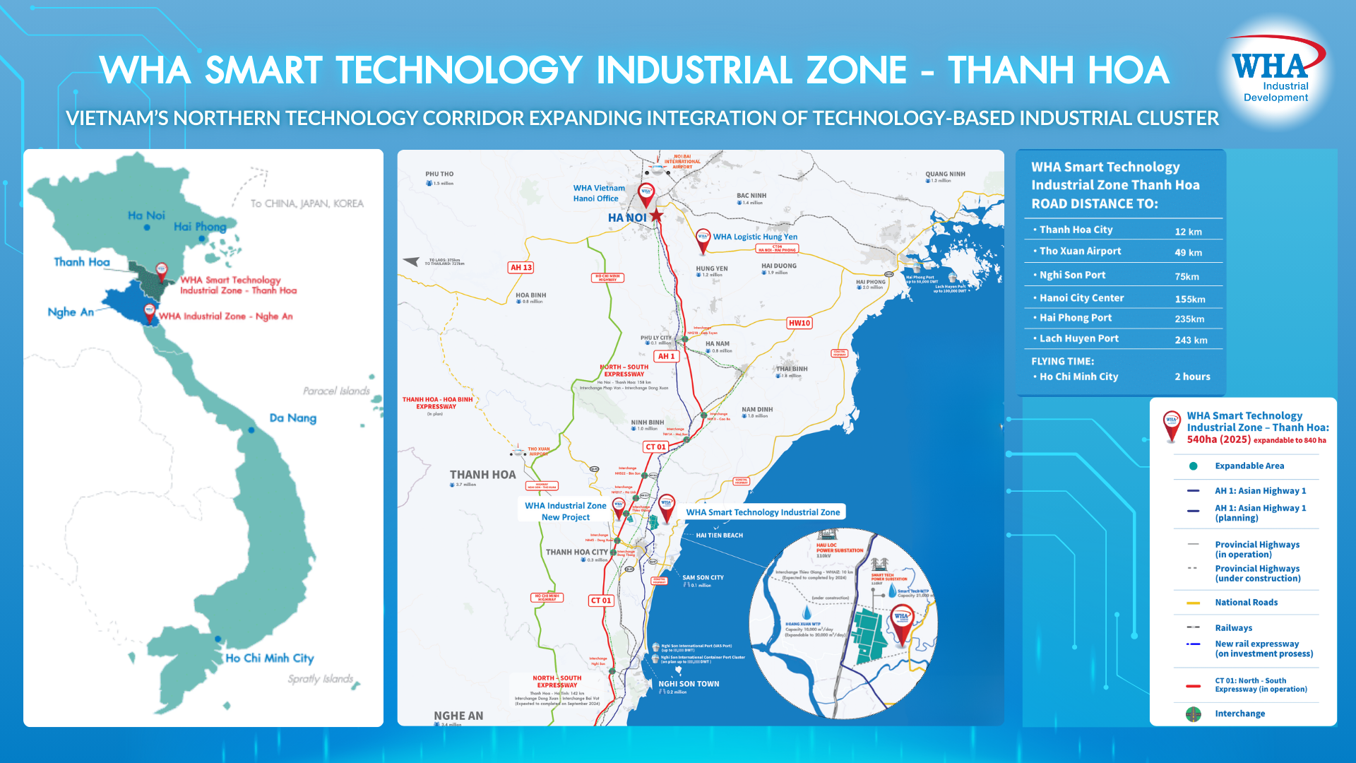 WHA Smart Technology Industrial Zone -Thanh Hoa: shaping sustainable industrial development