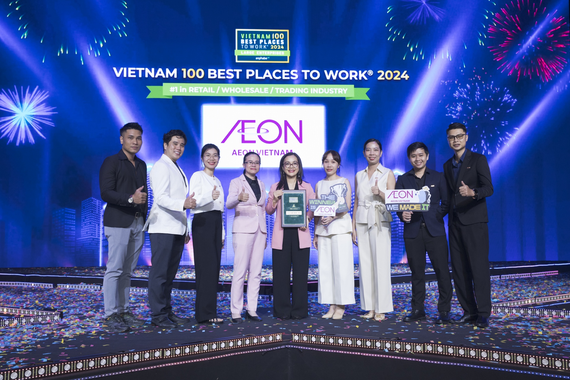 AEON Vietnam named best place to work in retail