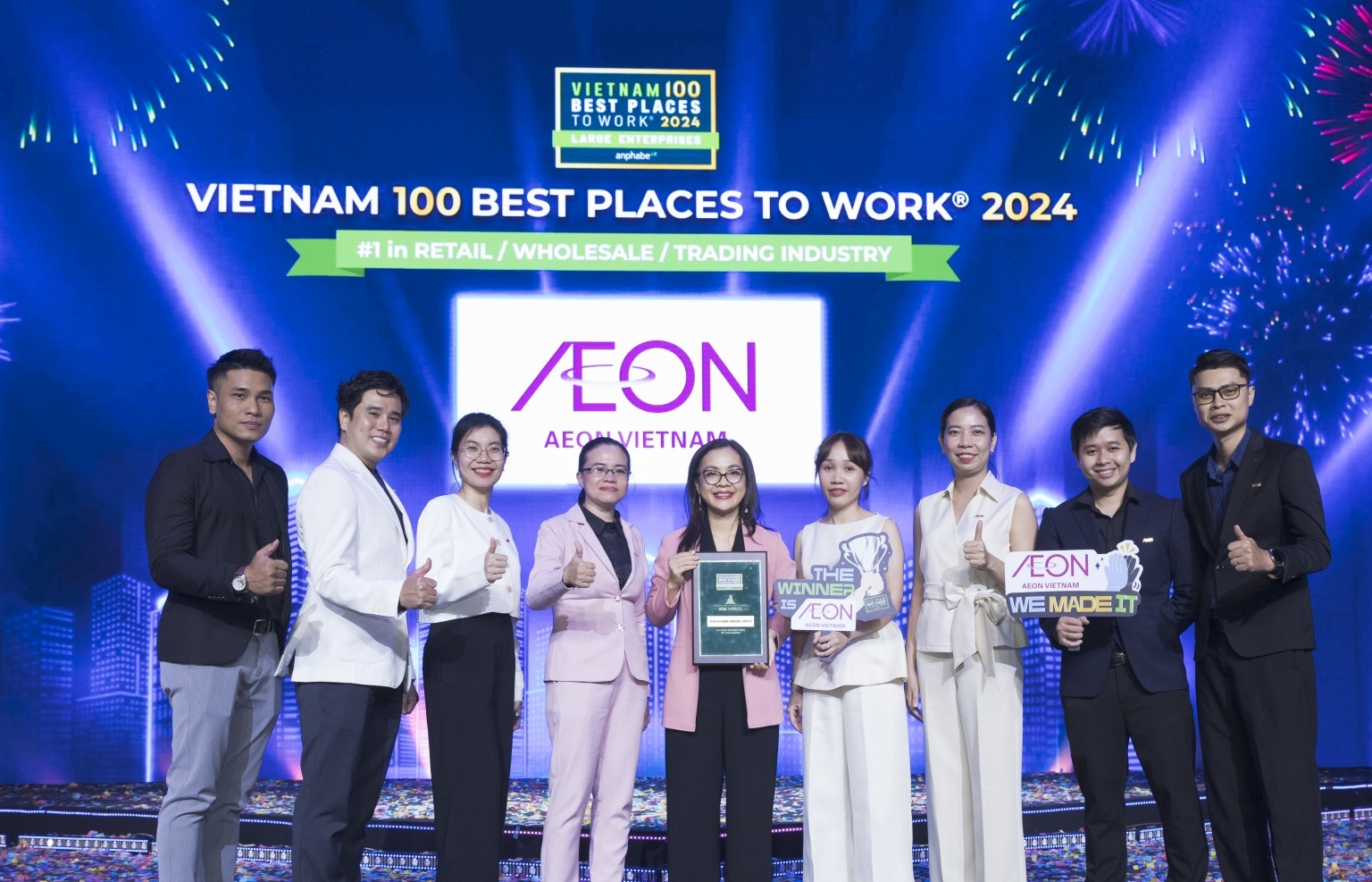 AEON Vietnam named best place to work in retail