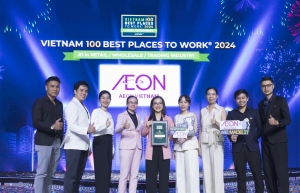 AEON Vietnam named best place to work in retail