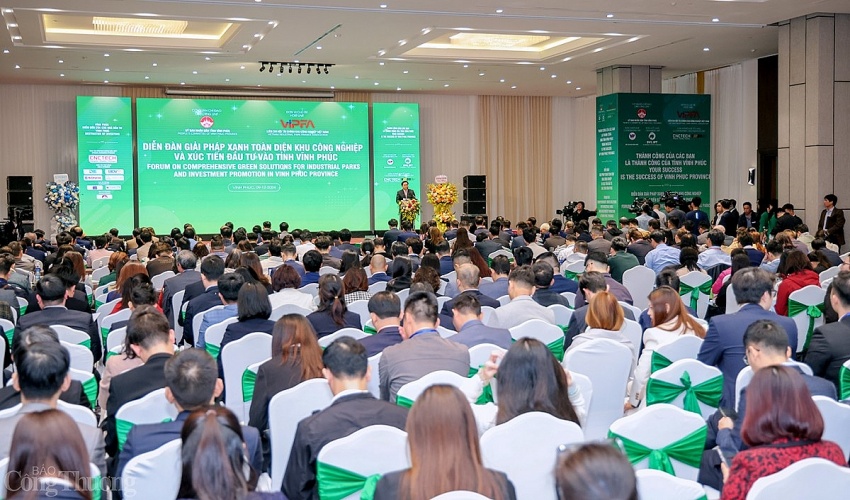 Forum on green solutions for industrial parks and investment promotion organised in Vinh Phuc