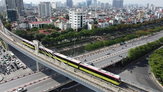 Hanoi plans to build nearly 600km of urban railway by 2045