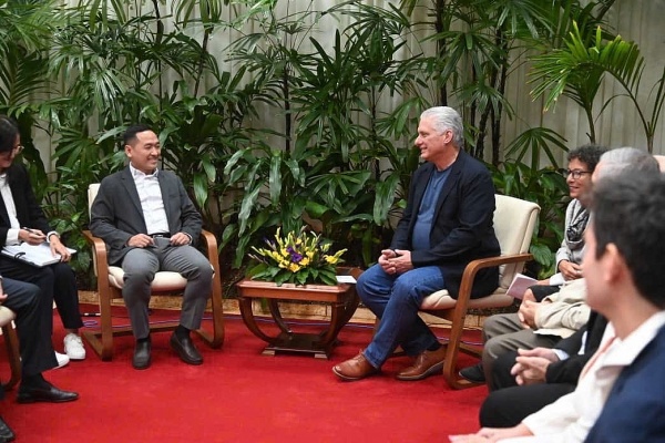 Cuban president meets general director of GELEX Group