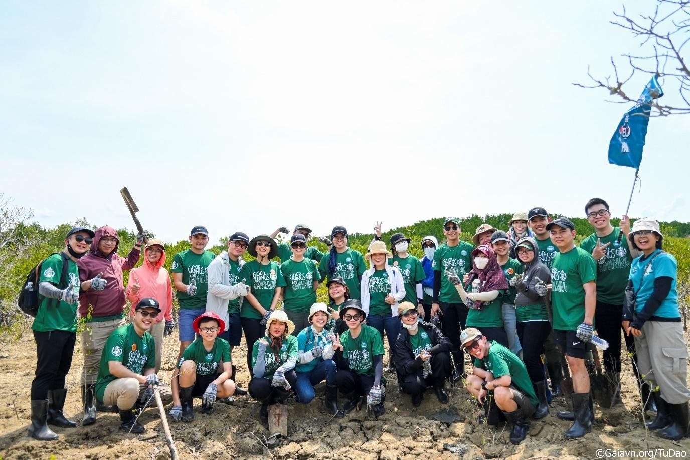 Tree-planting project in Can Gio Forest with Gaia 