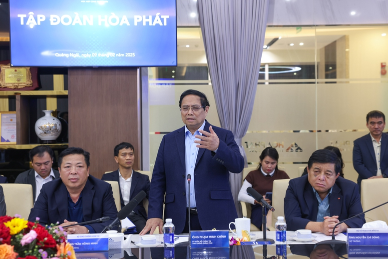 PM encourages Hoa Phat Steel and THACO to join high-speed railway project