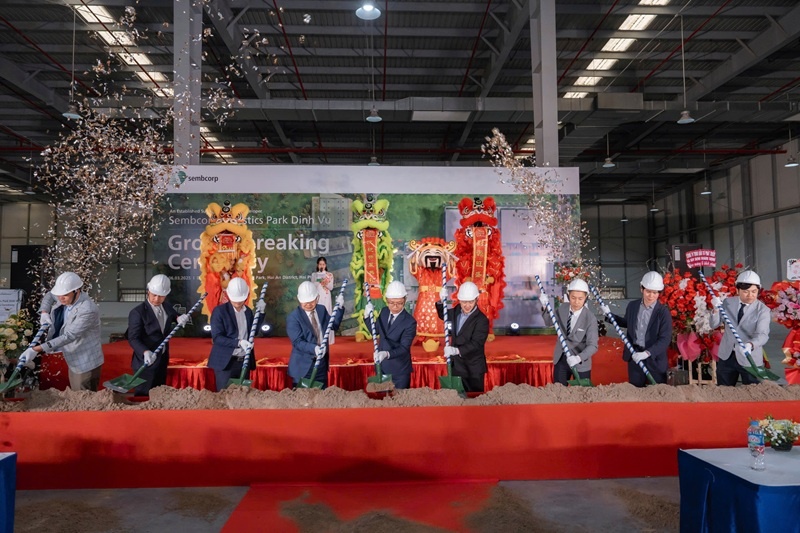 Sembcorp begins construction on SIS Dinh Vu logistics centre