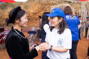 Embassy of Japan, IOM and UNICEF visit typhoon-hit communities in Cao Bang