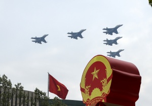 Jets and helicopters take to Hanoi skies ahead of National Day