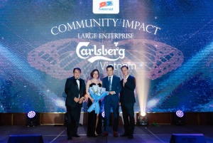 Carlsberg Vietnam honoured with Community Impact title at EuroCham Galar Dinner & Business Awards