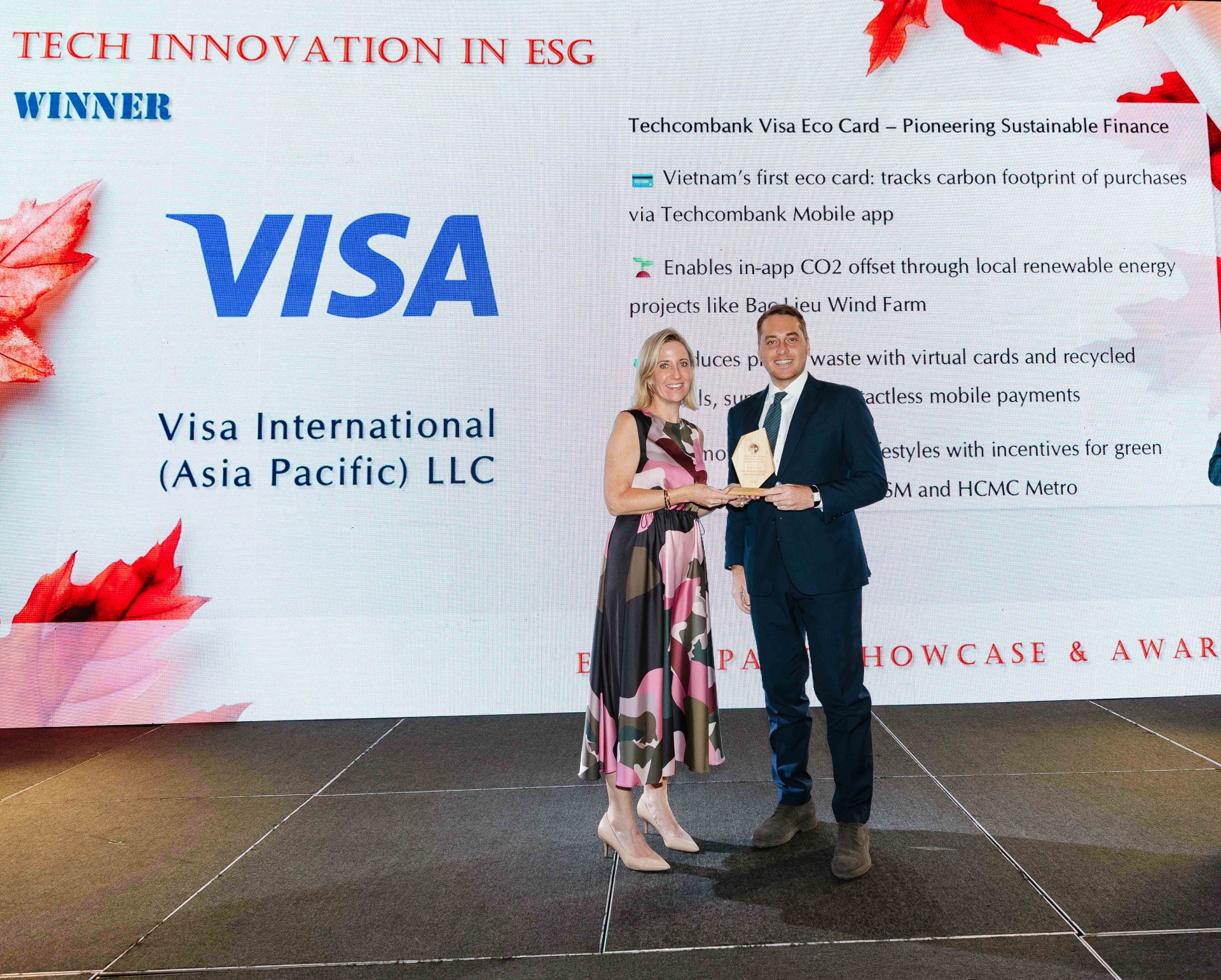 Visa and Techcombank win AmCham’s 2025 ESG Tech Innovation Award for Eco Card