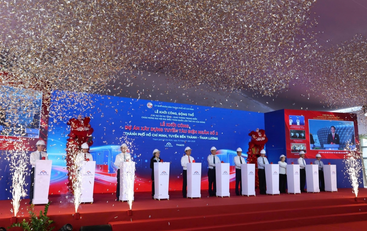 Ho Chi Minh City starts construction of four key infrastructure projects