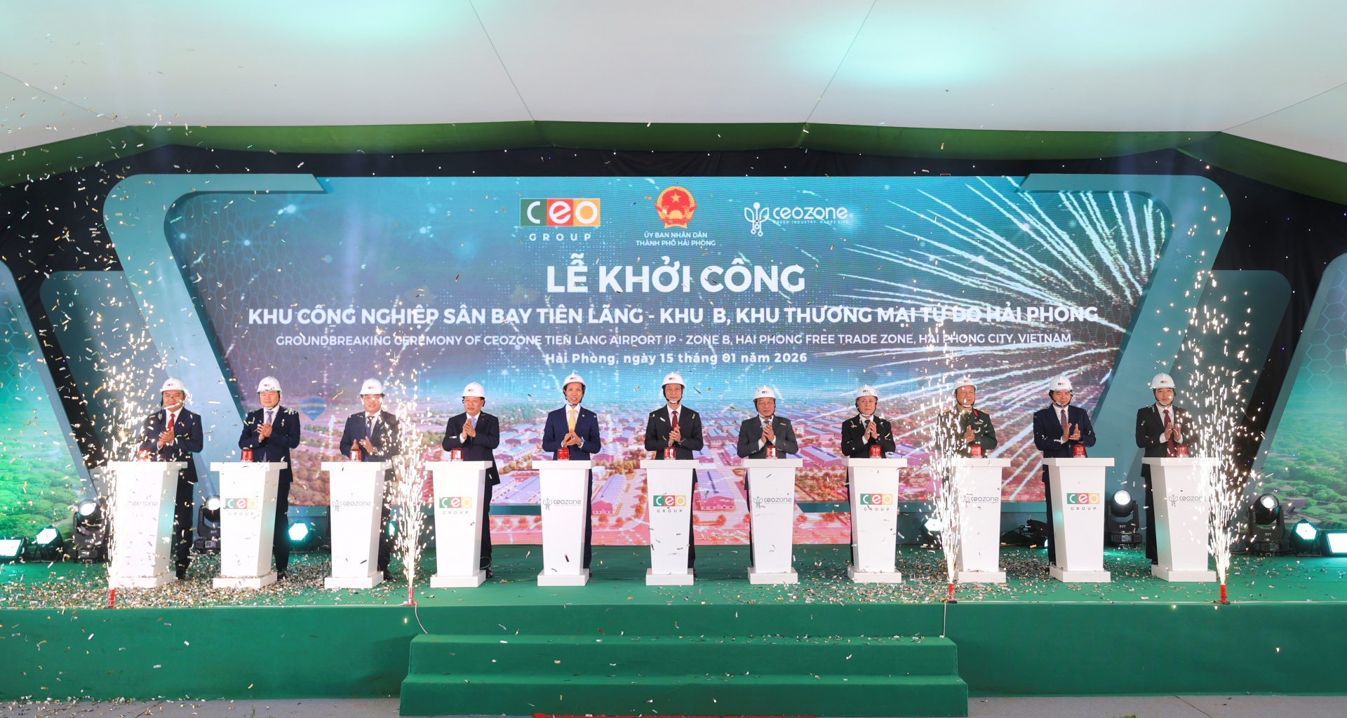 CEO Group breaks ground on first industrial park in Haiphong Free Trade Zone