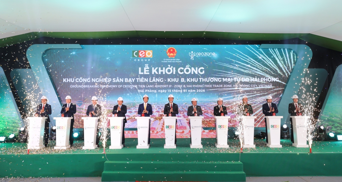 CEO Group breaks ground on first industrial park in Haiphong Free Trade Zone