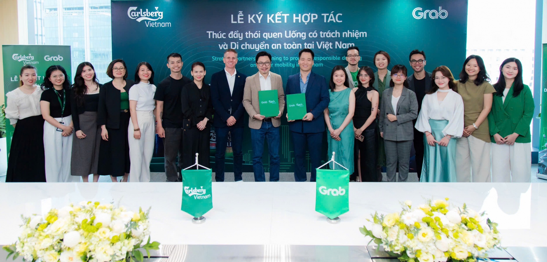 Carlsberg Vietnam and Grab encourage responsible enjoyment and safer mobility