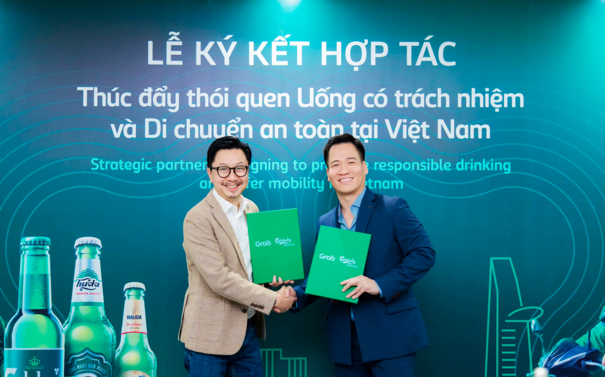 Carlsberg Vietnam and Grab encourage responsible enjoyment and safer mobility