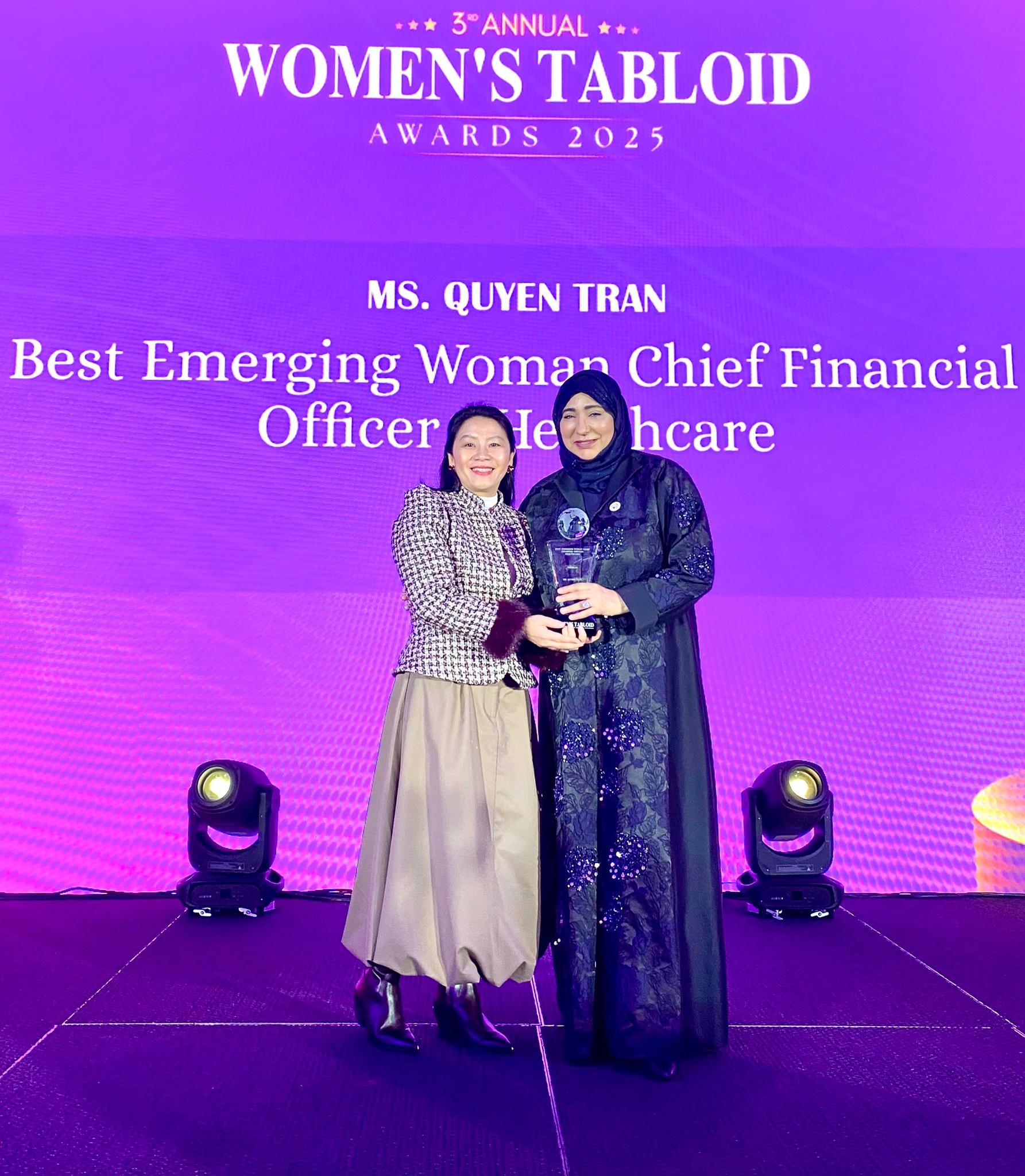 FV Hospitals CFO has been honored by Womens Tabloid magazine from the UK