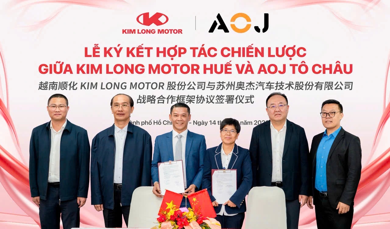 Kim Long Motor and AOJ Suzhou enter strategic partnership
