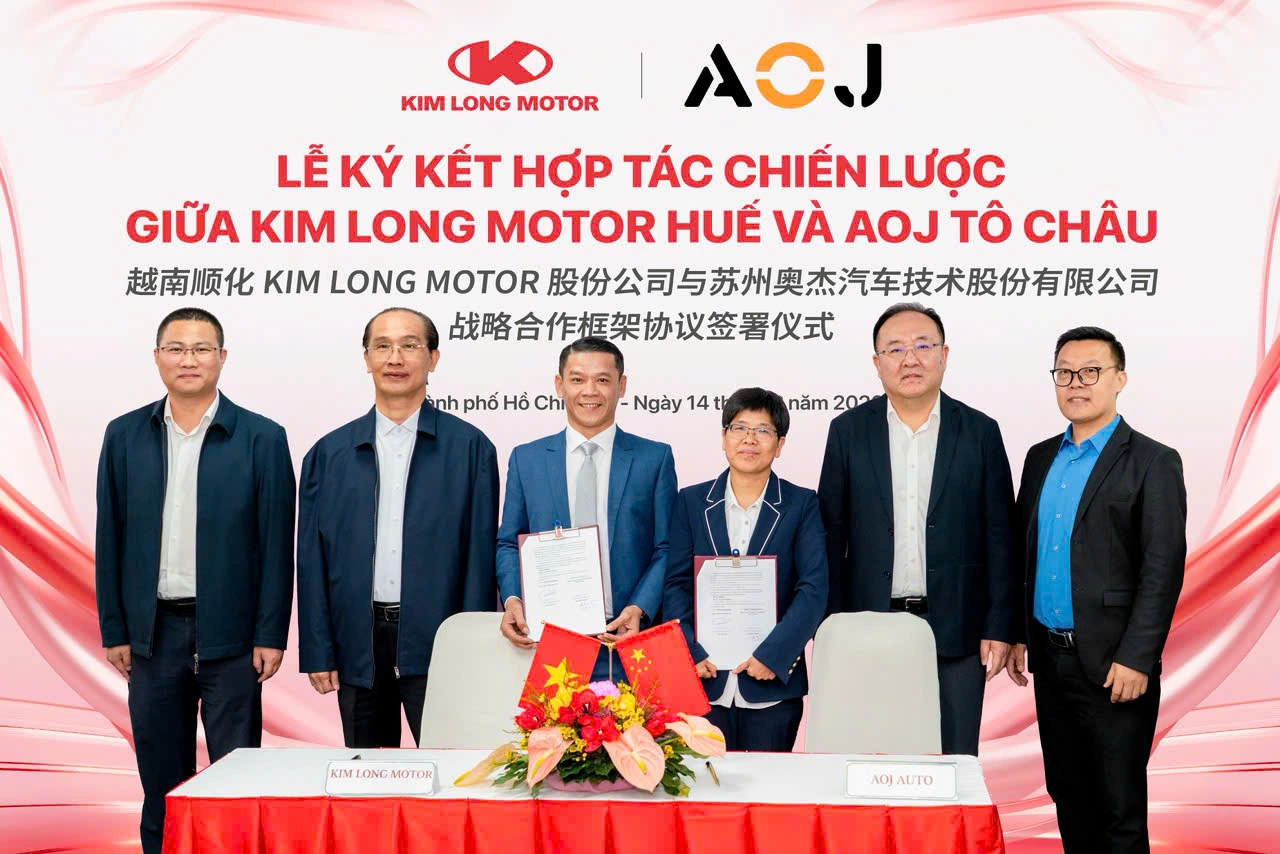 Kim Long Motor and AOJ Suzhou enter strategic partnership