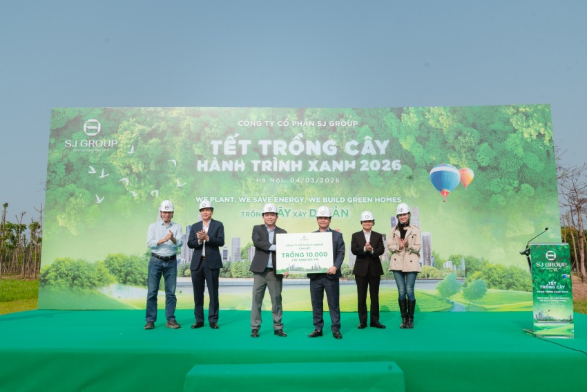 SJ Group plants 10,000 trees in Hanoi sustainability drive