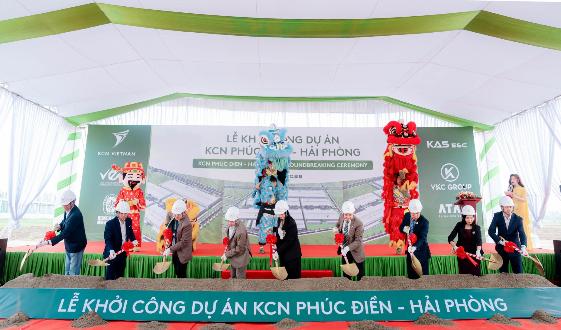 KCN Vietnam breaks ground on ready-built warehouse and factory project in Haiphong