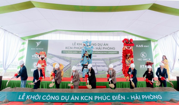 KCN Vietnam breaks ground on ready-built warehouse and factory project in Haiphong