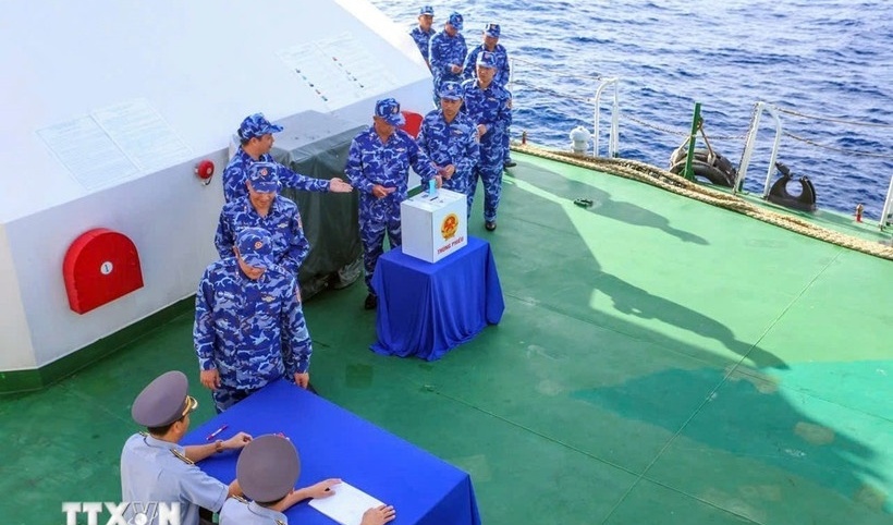 Early voting completed in Con Dao special zone