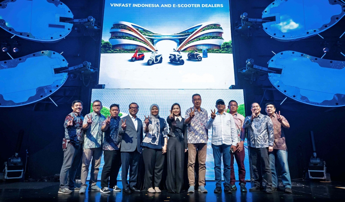 VinFast partners with six Indonesian e-scooter dealers