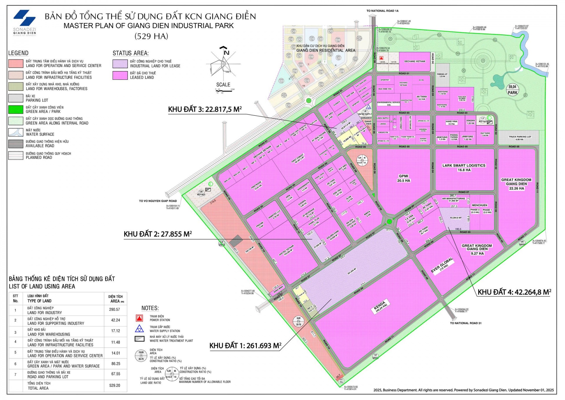 Giang Dien Industrial Park offers prime land near Long Thanh Airport