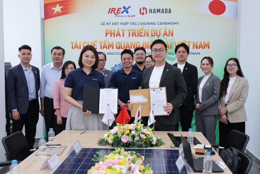 IREX and HAMADA partner to develop solar panel recycling facility
