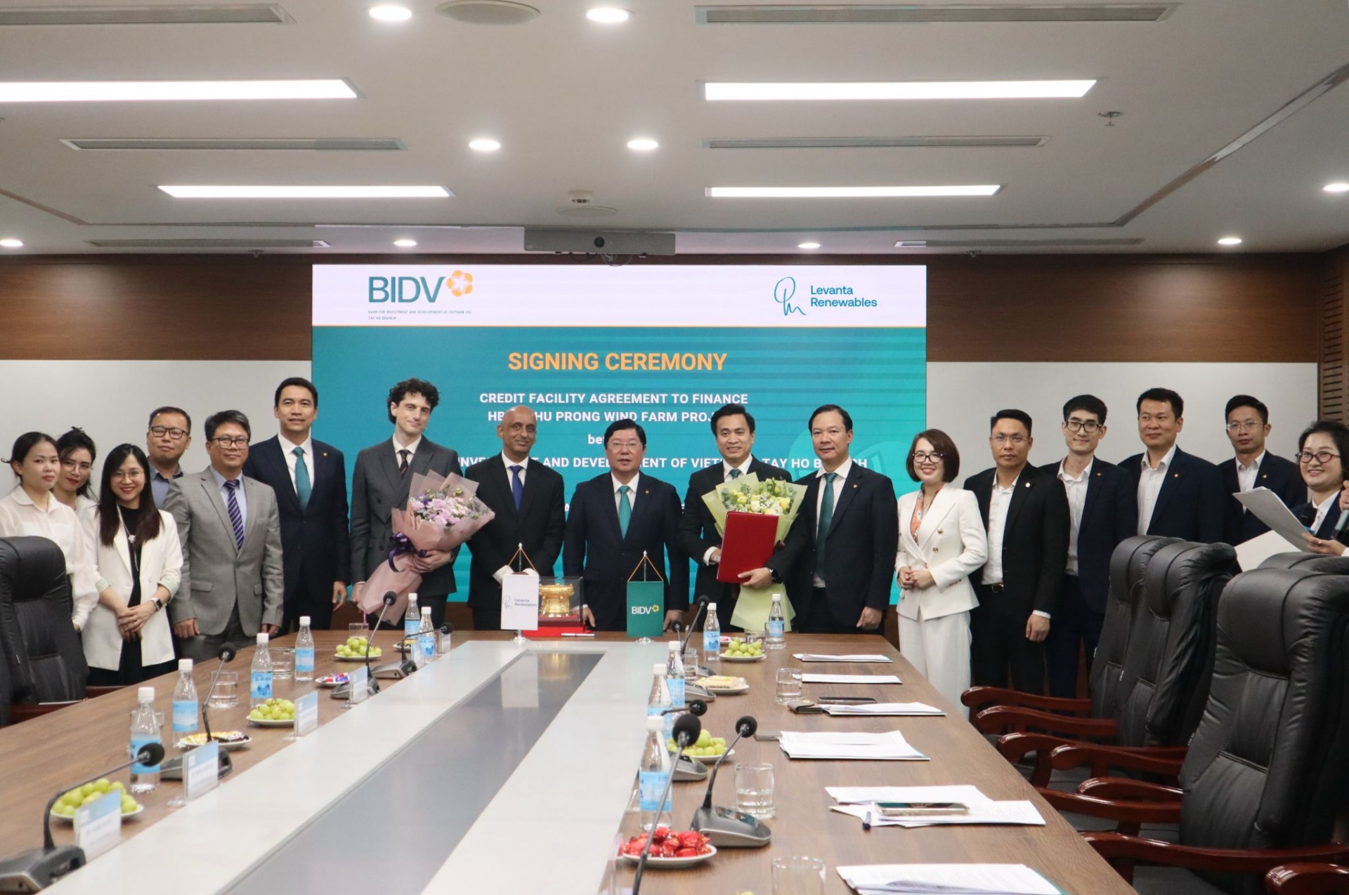 Levanta Renewables and BIDV sign finance deal for Chu Prong wind farm