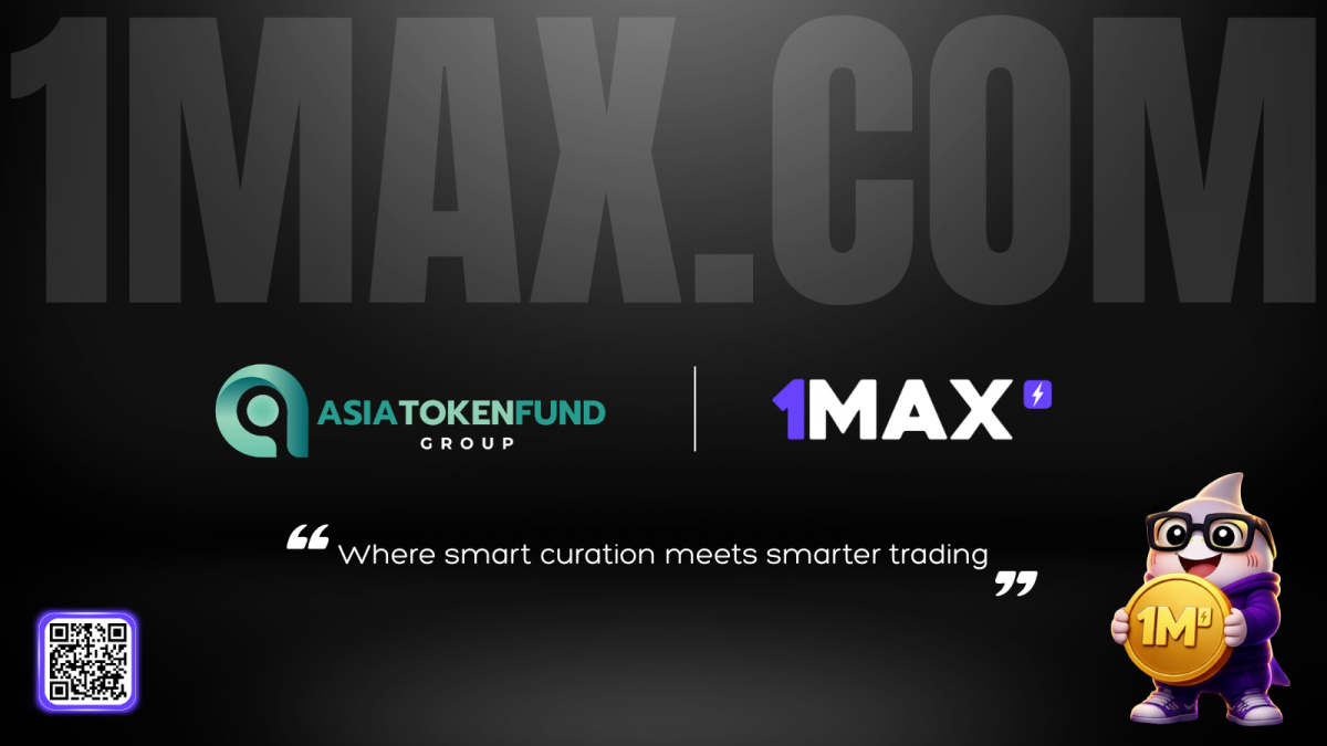 AsiaTokenFund partners with 1MAX on crypto trading platform