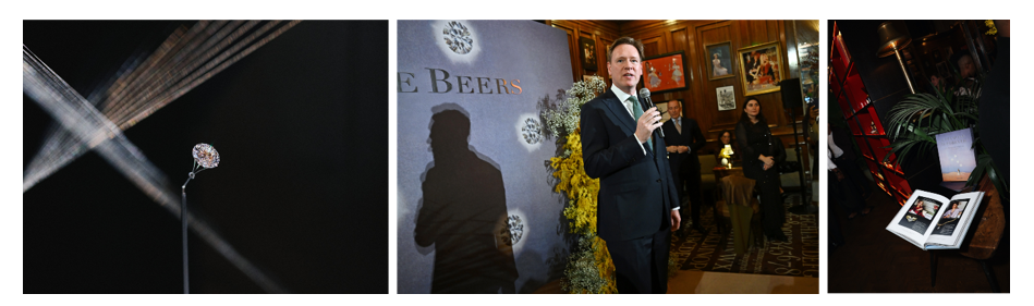 De Beers Group CEO Al Cook delivered a speech at the event, joining Sotheby's to unveil the rare natural diamond Jwaneng 28.88 and celebrated the launch of the new book, "A Diamond Is Forever: The Making of a Cultural Icon 1926-2026".