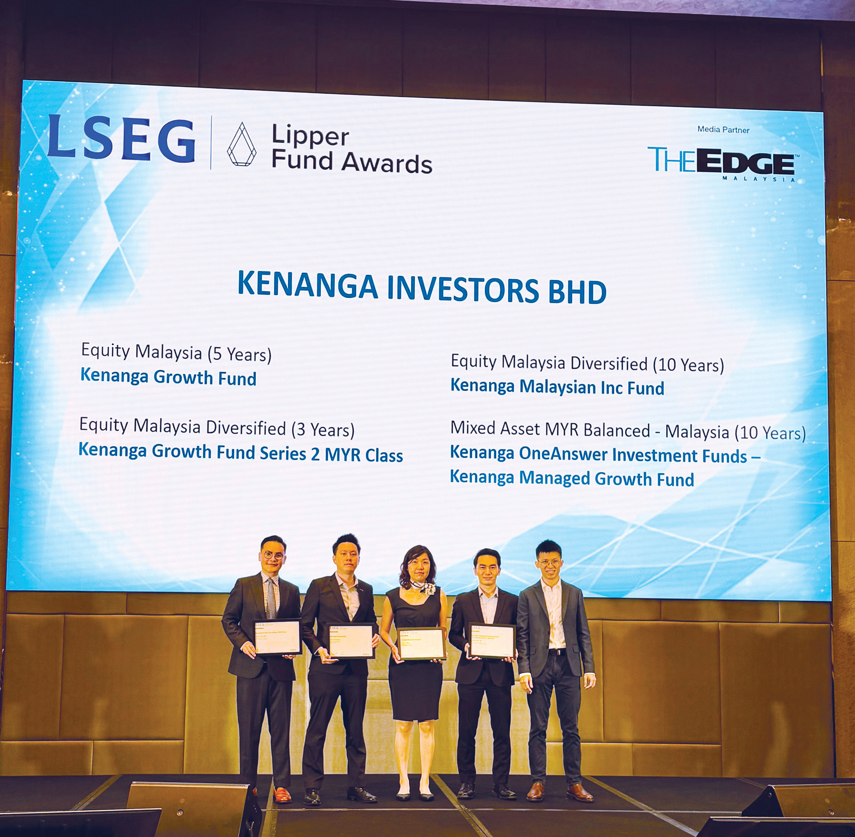 Kenanga Investors wins LSEG Lipper Fund award 2026