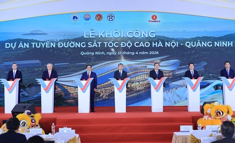 Construction begins on Hanoi-Quang Ninh high-speed railway line