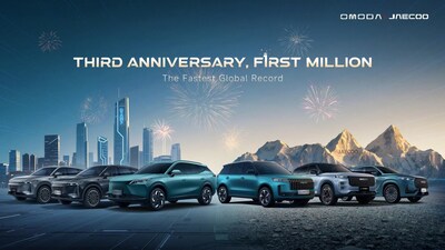 OMODA and JAECOO mark 1 million sales at Beijing show