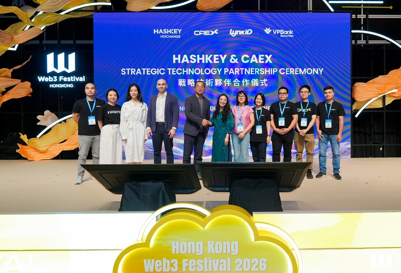 CAEX partners with HashKey to build an international-standard digital asset exchange in Vietnam