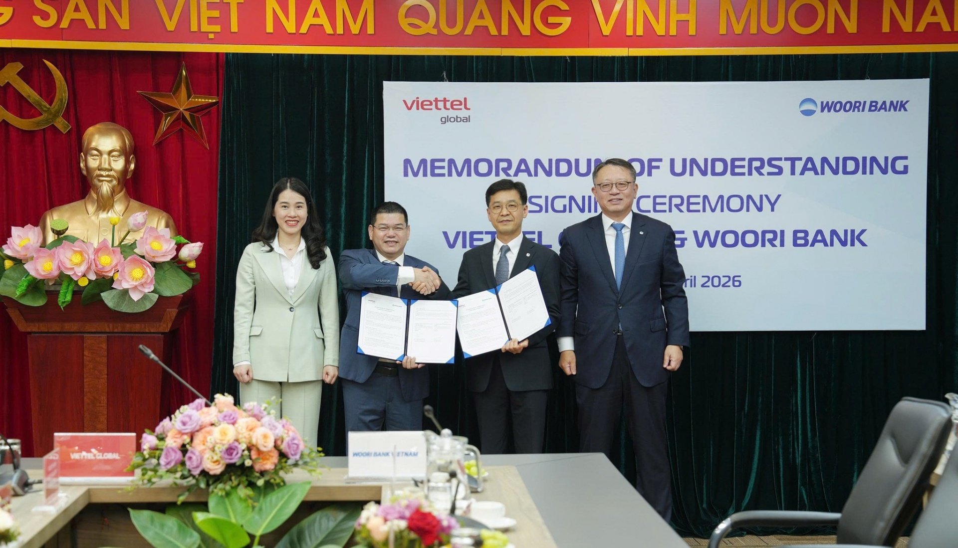 Woori Bank and Viettel Global deepen financial cooperation