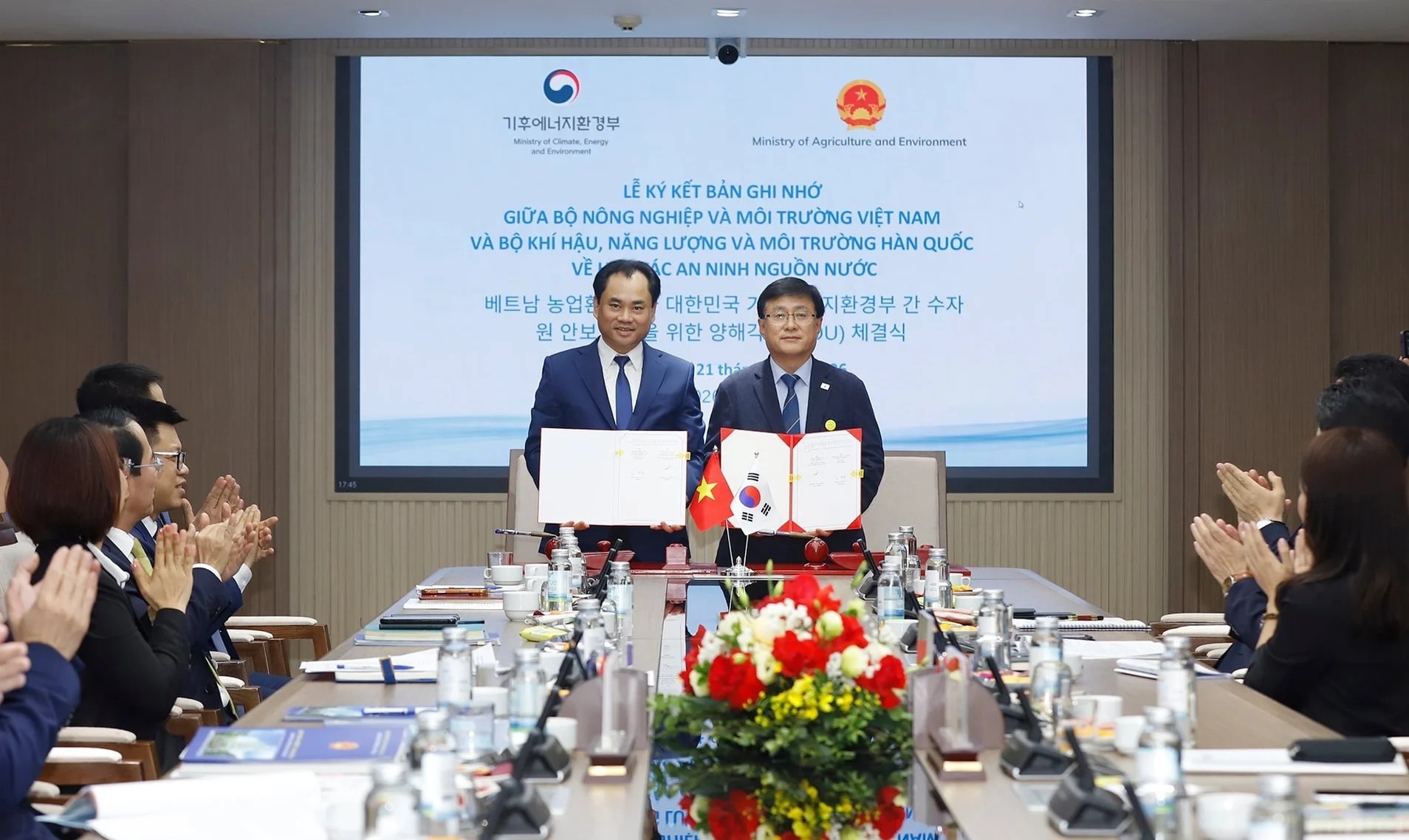 Vietnam and South Korea cooperate on water security