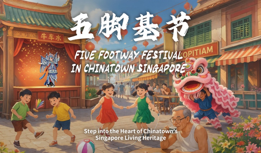 Singapore's Five Footway Festival returns to Chinatown