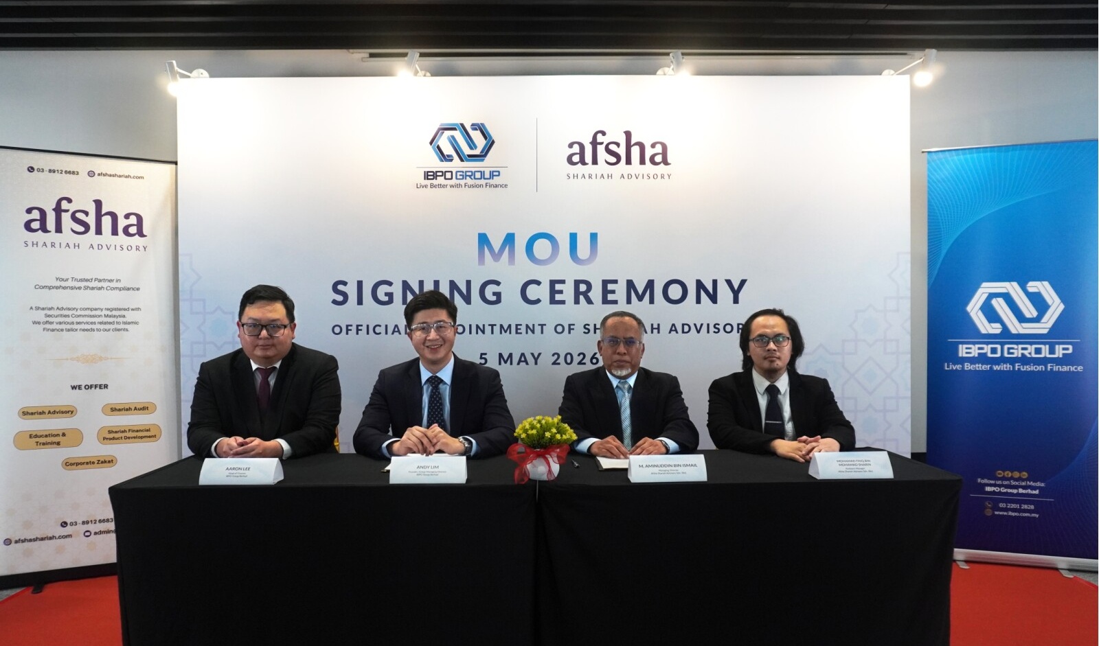 IBPO Group appoints Afsha as Shariah advisor