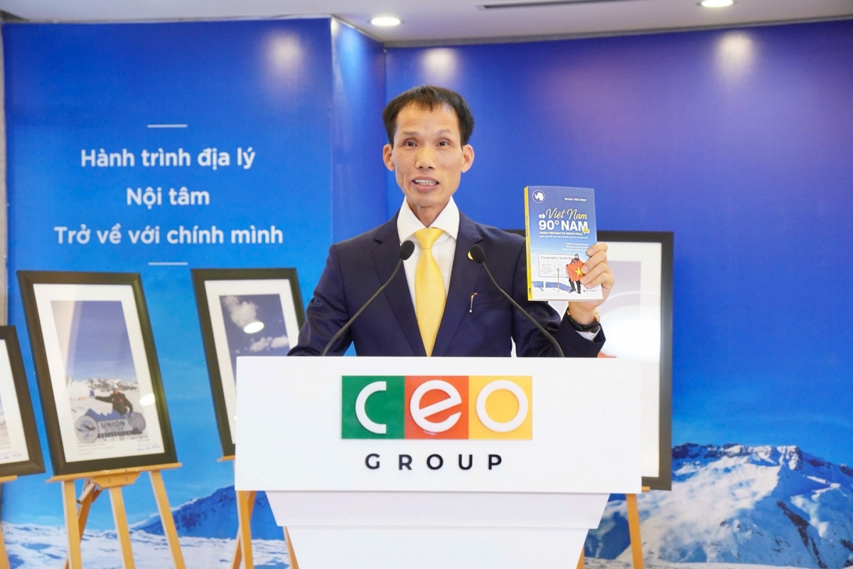 Entrepreneur Doan Van Binh launches book “From Vietnam to South Pole”