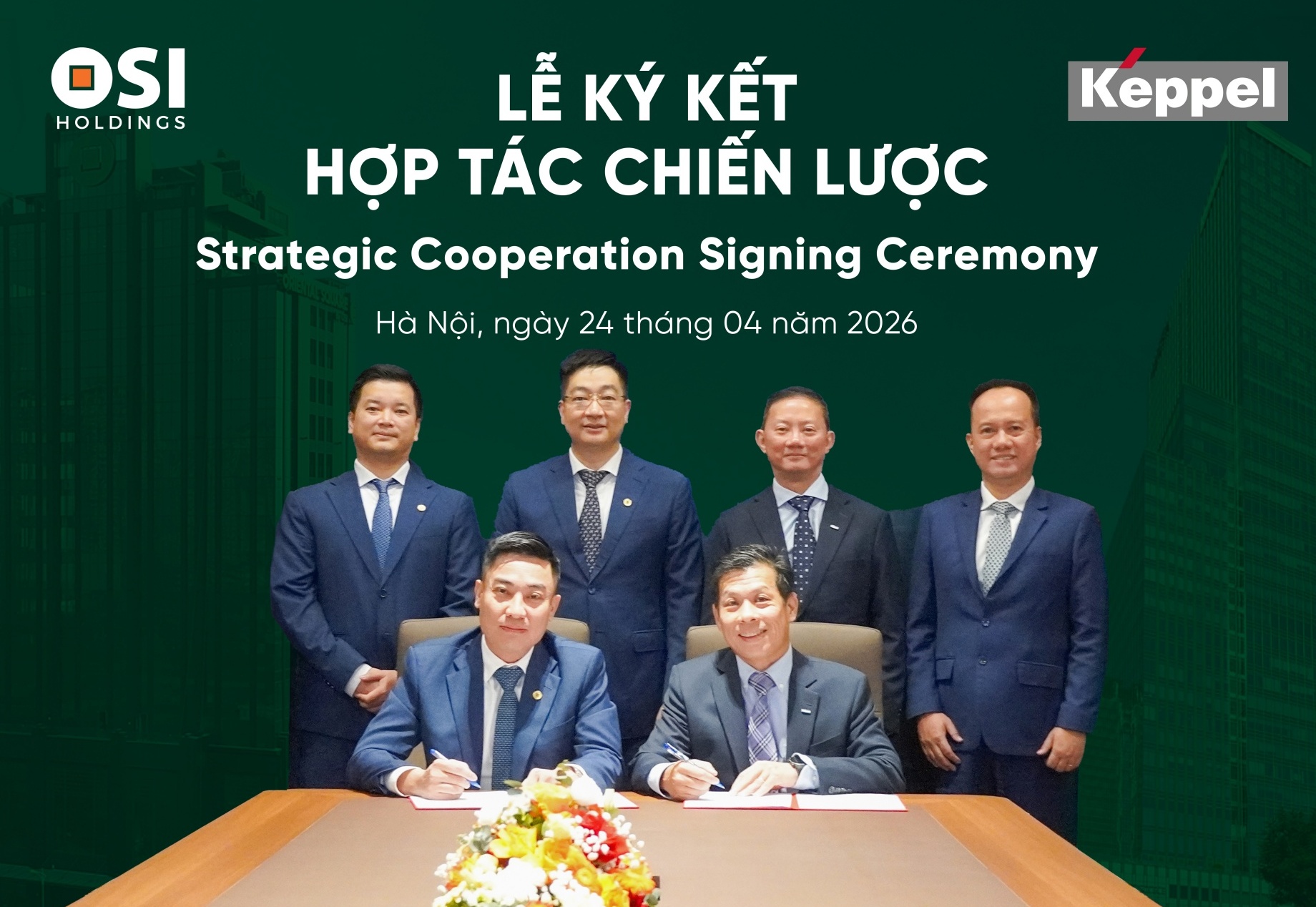 OSI Holdings and Keppel sign strategic cooperation agreement
